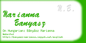 marianna banyasz business card