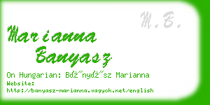 marianna banyasz business card